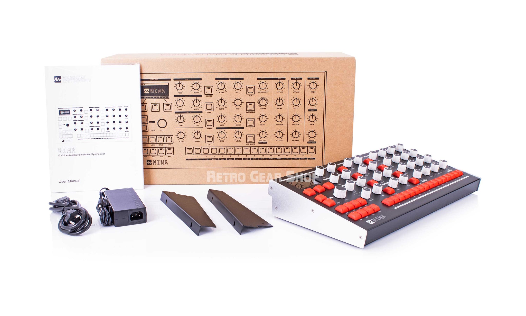 Melbourne Instruments NINA 12-Voice Analog Polyphonic Synthesizer ...