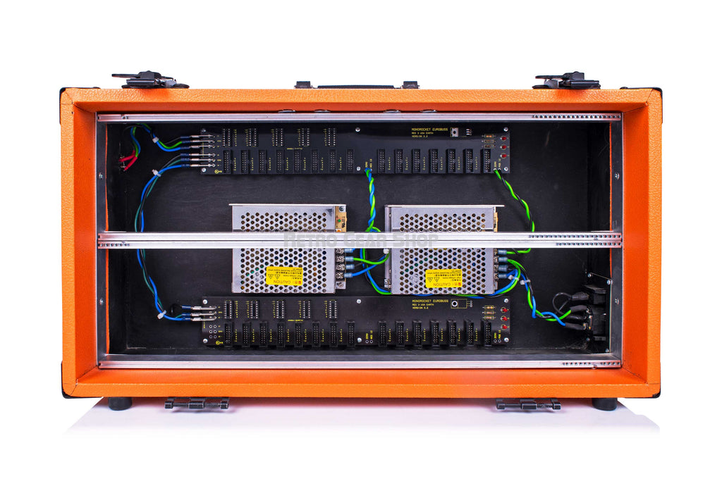 Monorocket 12U 84HP 336HP Total Orange Eurorack Internals