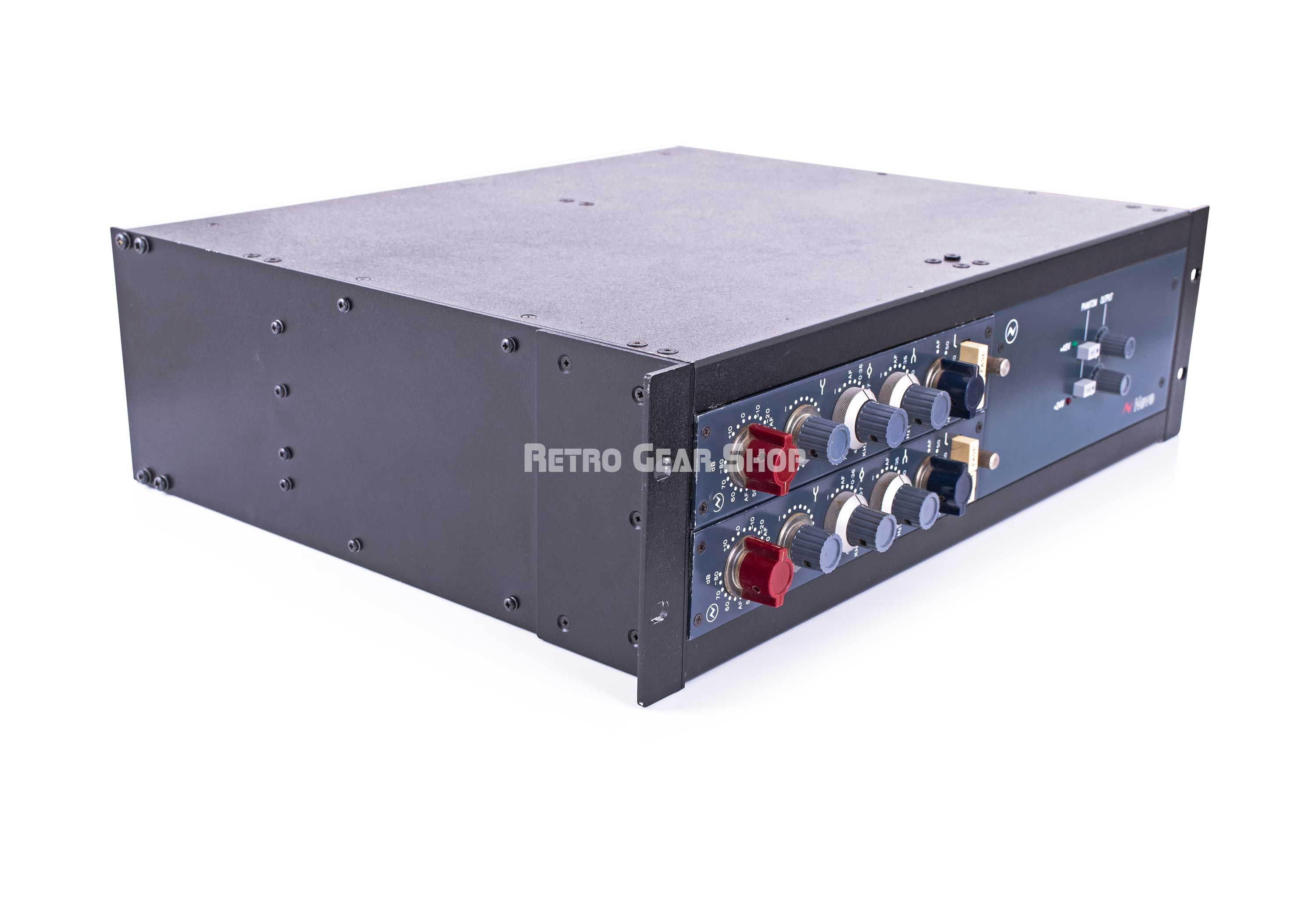 Neve 1089/1073 Vintage Rare Pair in AMS Neve Rack Micpre EQ