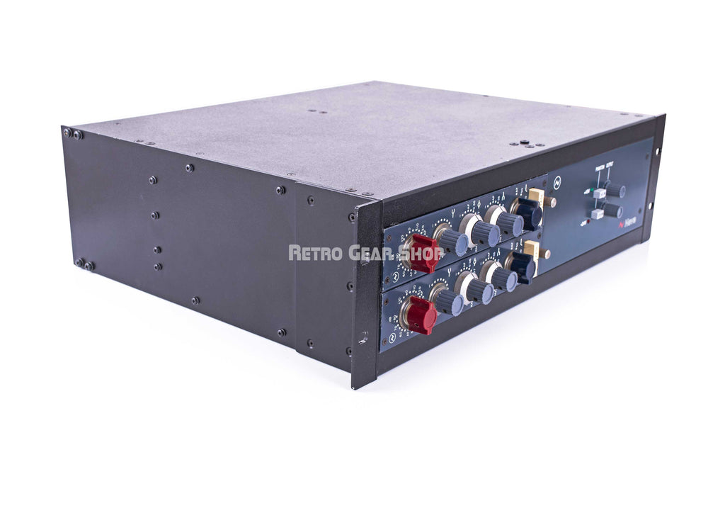 Neve 1089/1073 Vintage Rare Pair in AMS Neve Rack Micpre EQ Equalizer Top Left