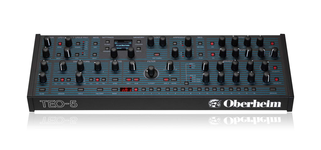 Oberheim TEO-5 Desktop Module Front Angle