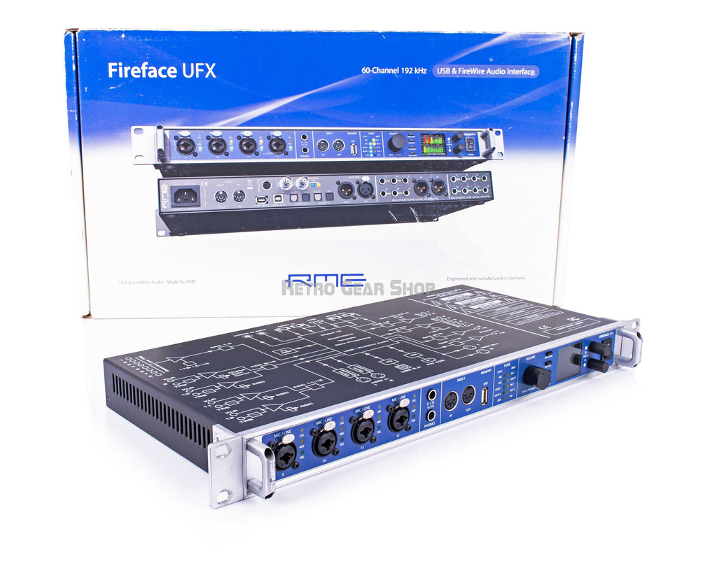 RME Fireface UFX Top Left