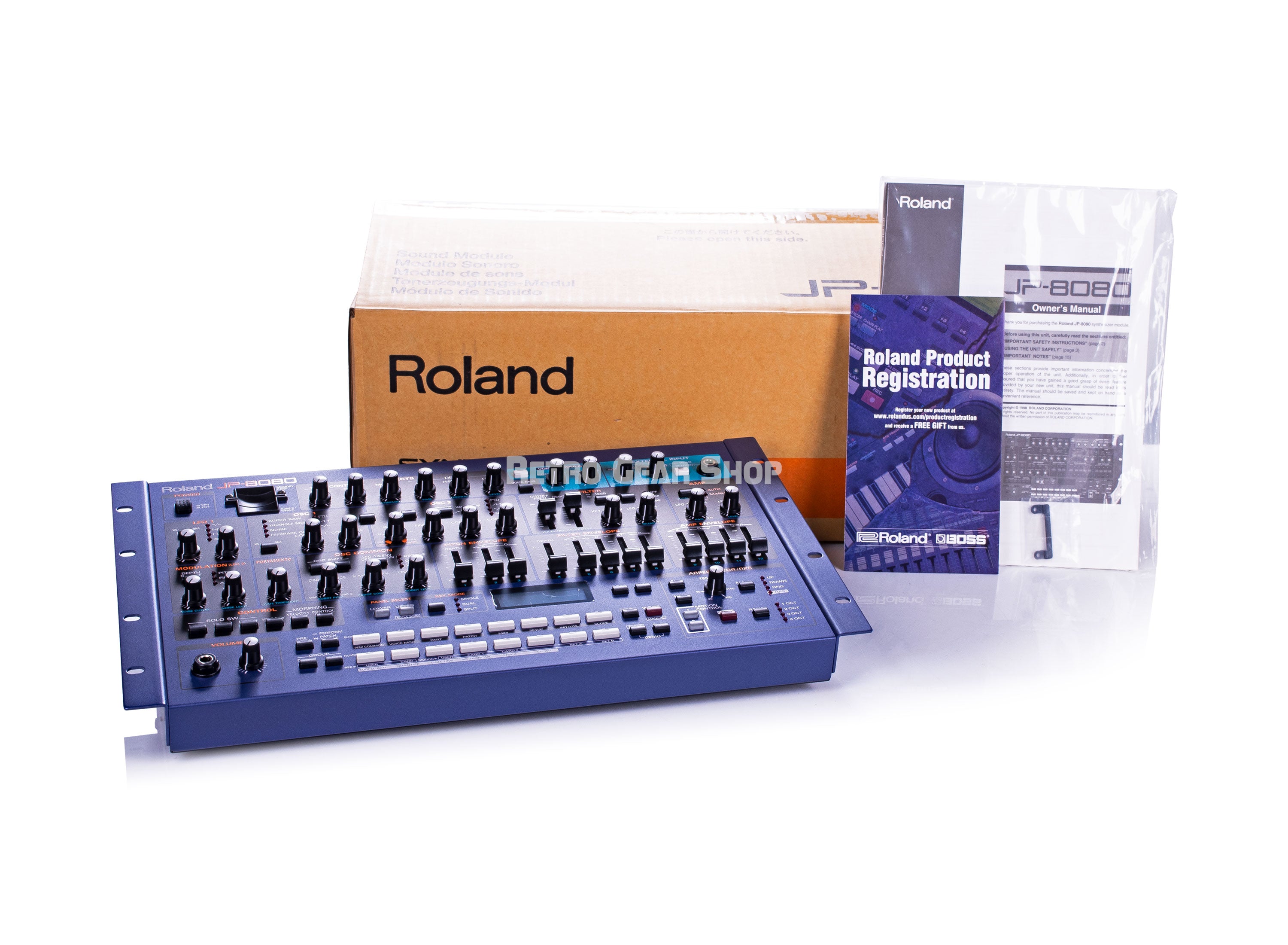 Roland JP-8080 Analog Modeling 6U Rack Synthesizer NOS New in Box
