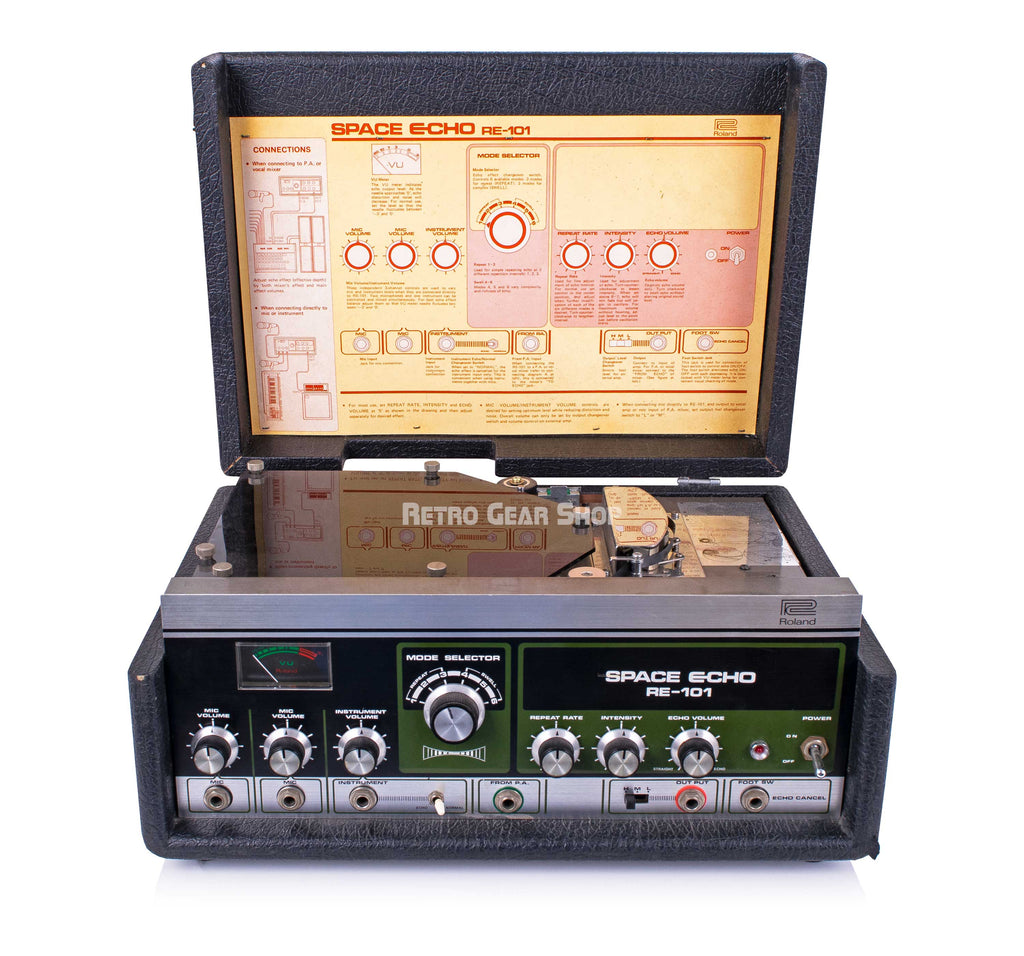 Roland RE-101 Space Echo Open Front