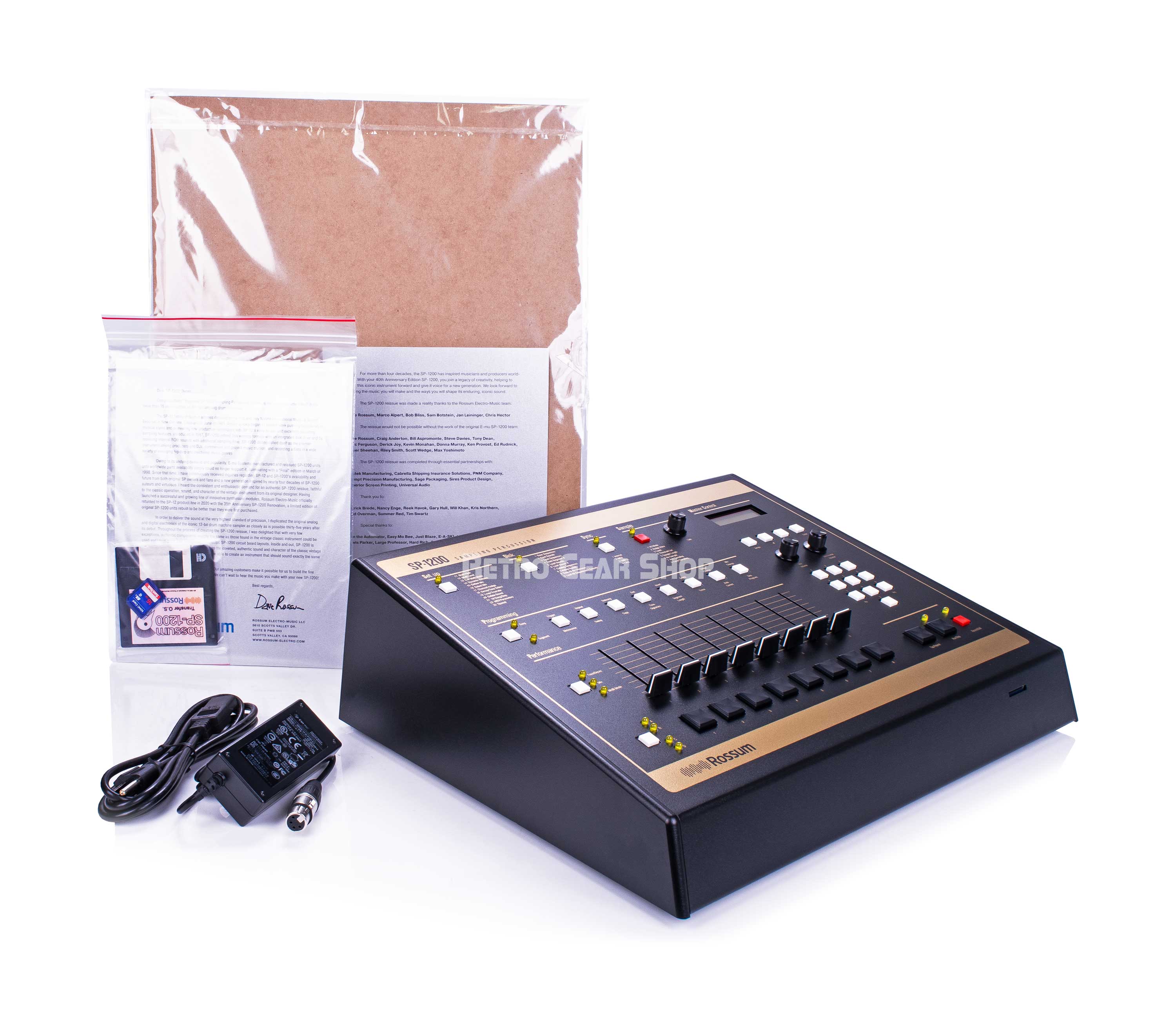 Rossum SP-1200 40th Anniversary Edition Sampling Drum Machine