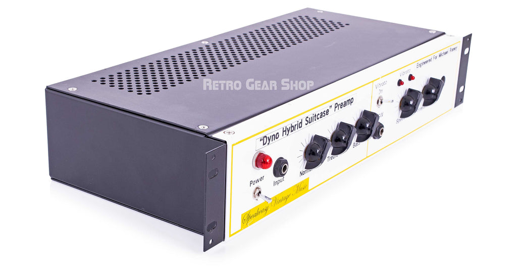 Speakeasy Vintage Music Dyno Hybrid Suitcase Tube Preamp Top Left