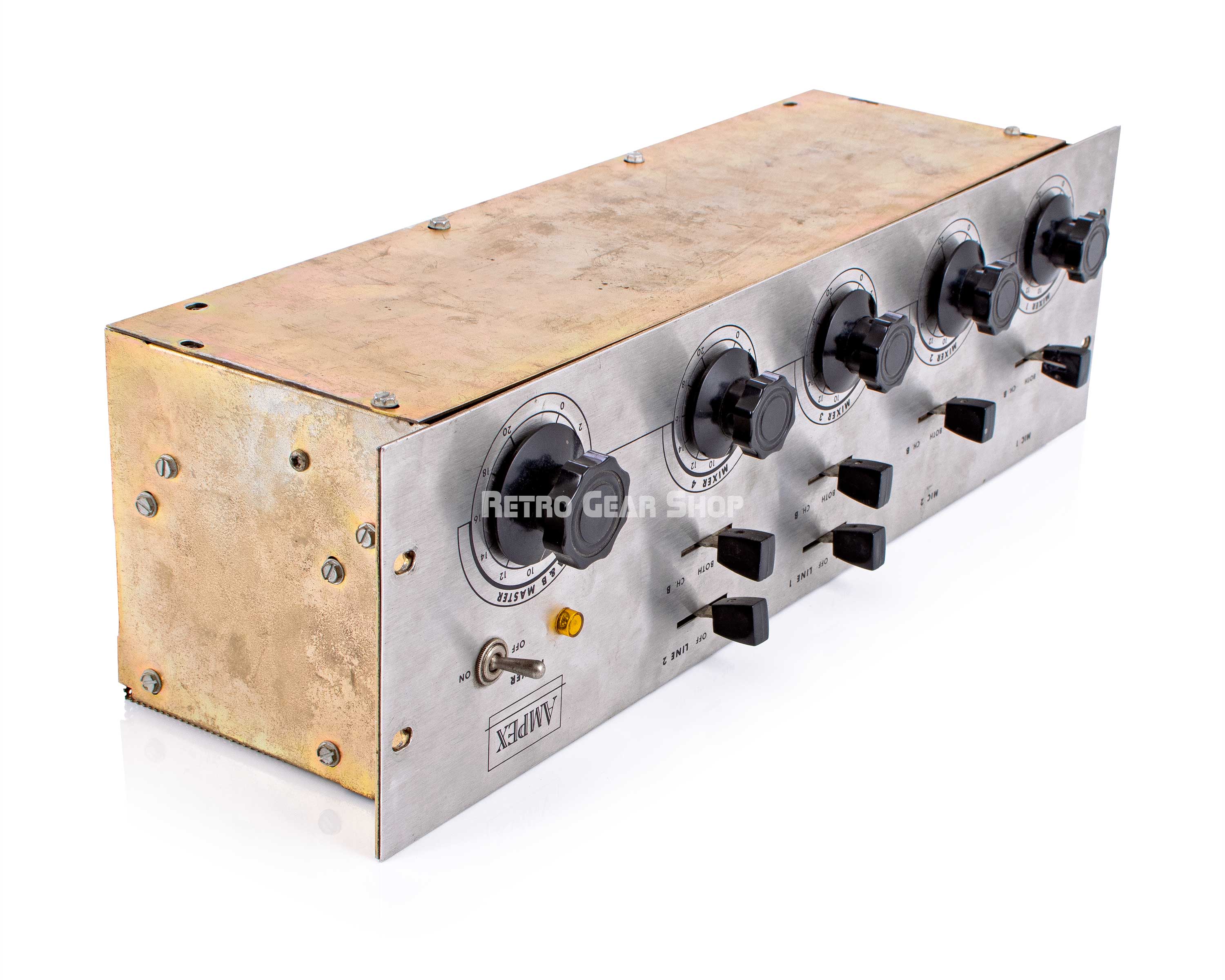 Ampex MX-35 Mixer Tube Preamp Line Mixer Vintage Rare MX35– Retro