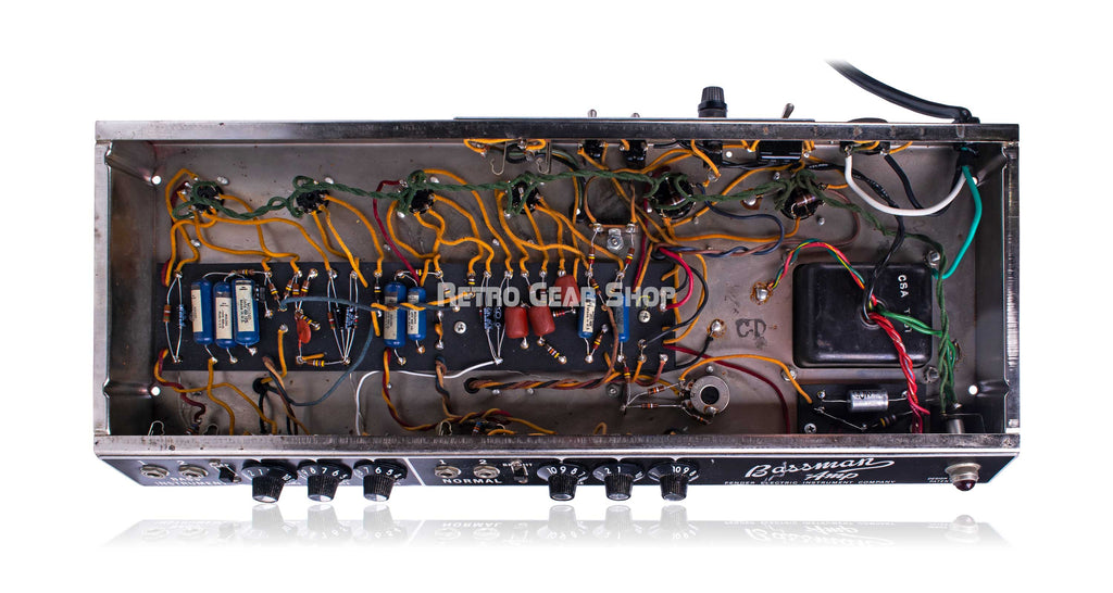 Fender Bassman Modded AA165 1965 Vintage Internals