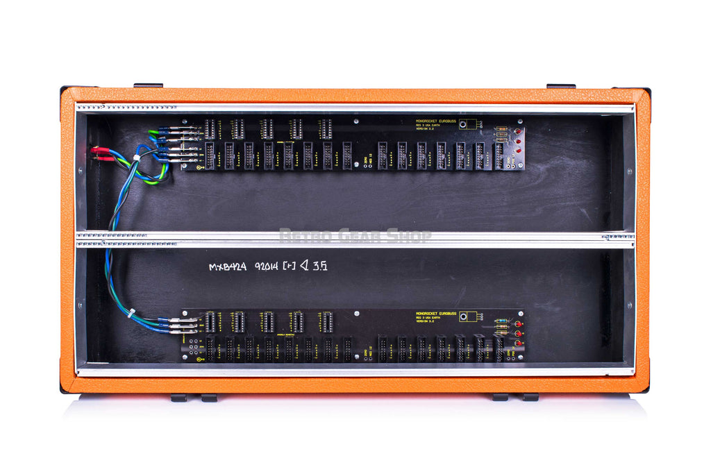 Monorocket 12U 84HP 336HP Total Orange Eurorack Internals