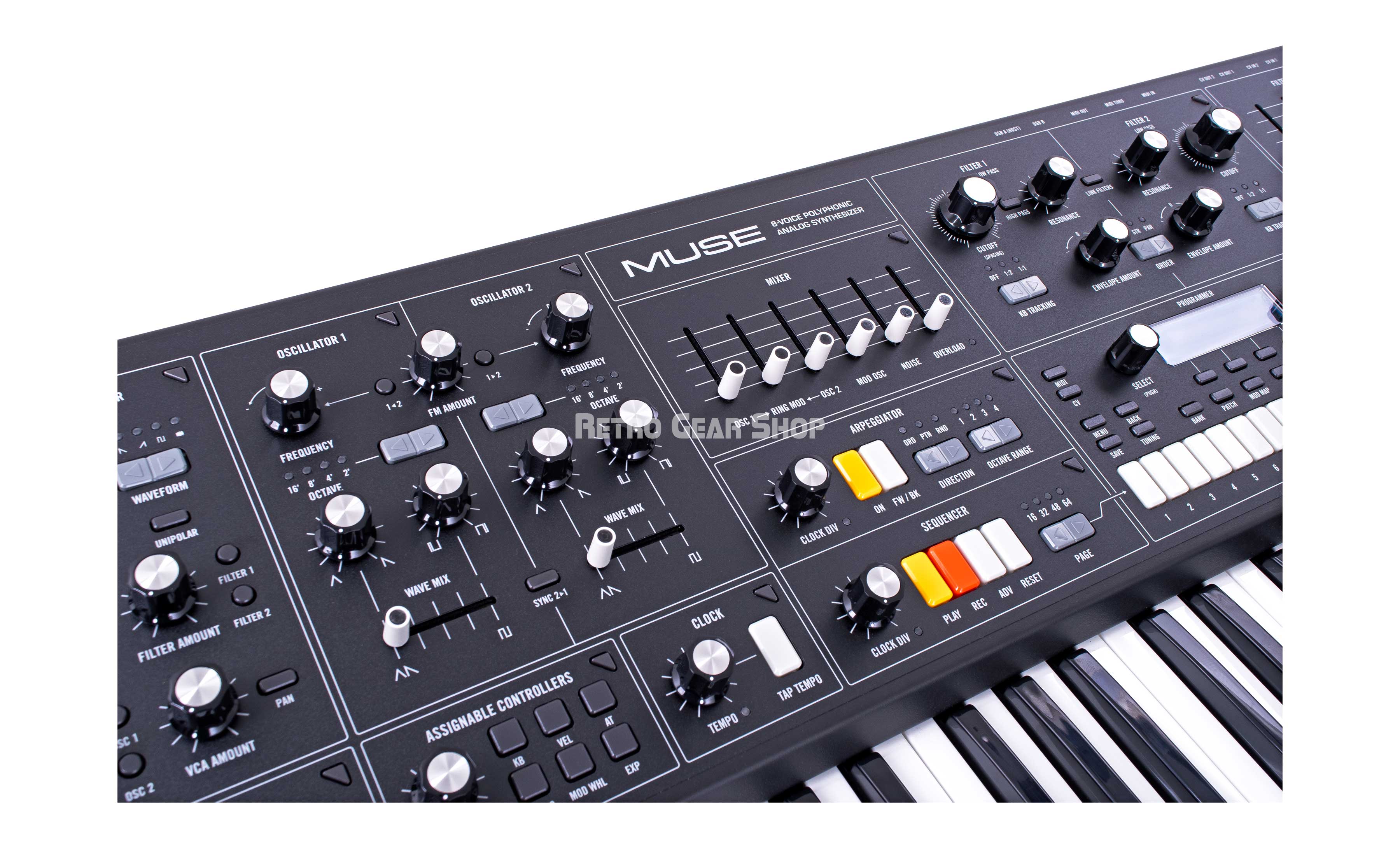 Moog Muse 8-Voice Polyphonic Analog Keyboard Synthesizer Open-Box