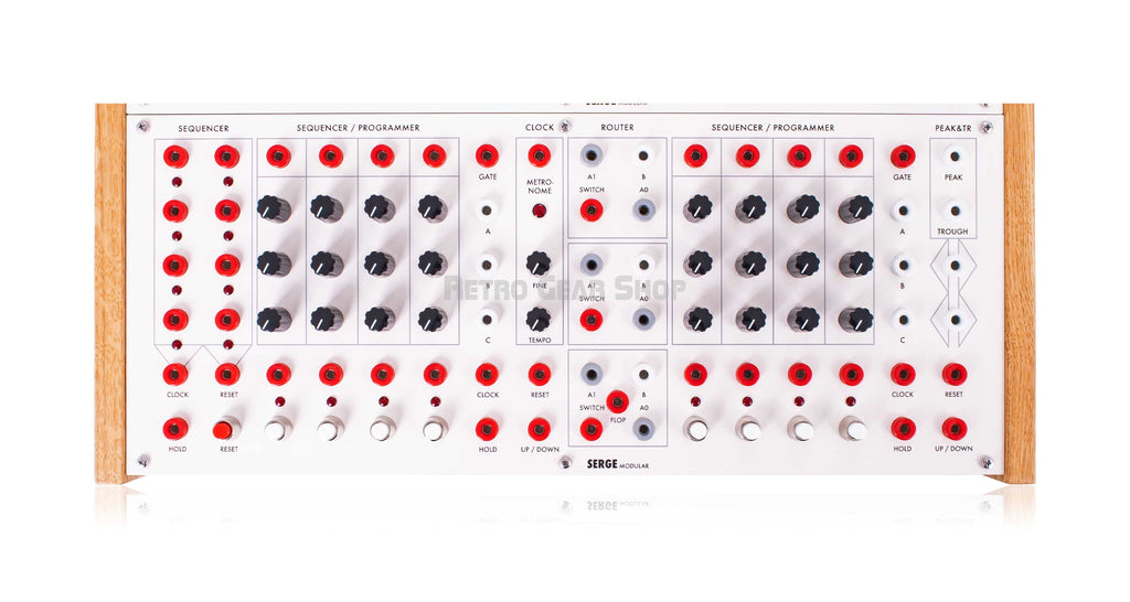 Random Source Serge Paperface 50 System Tempo di Roma Sequencer and Paris Flash Slopes Bottom Side