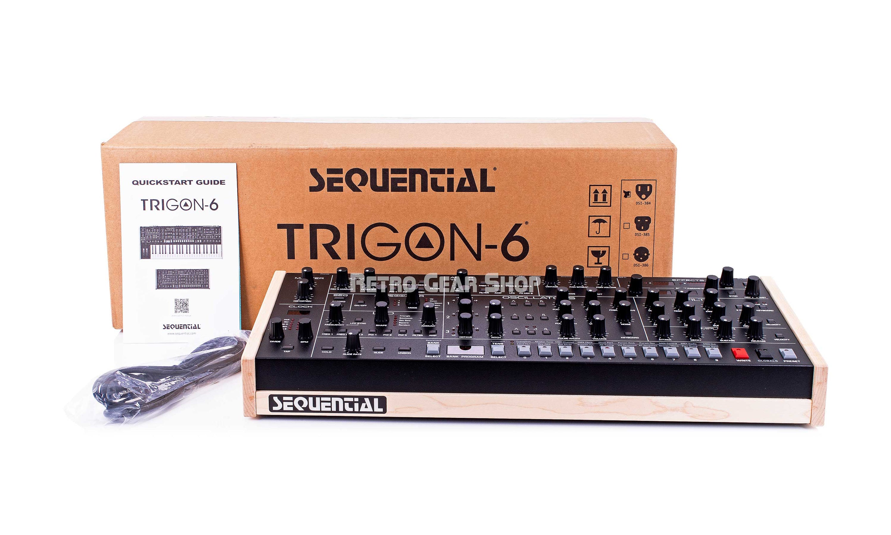 Sequential Trigon-6 Desktop Module Synth Analog Synthesizer– Retro Gear ...