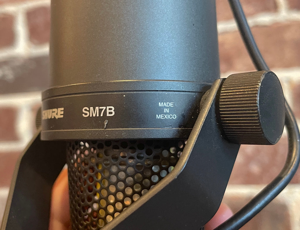 Shure SM7 Label