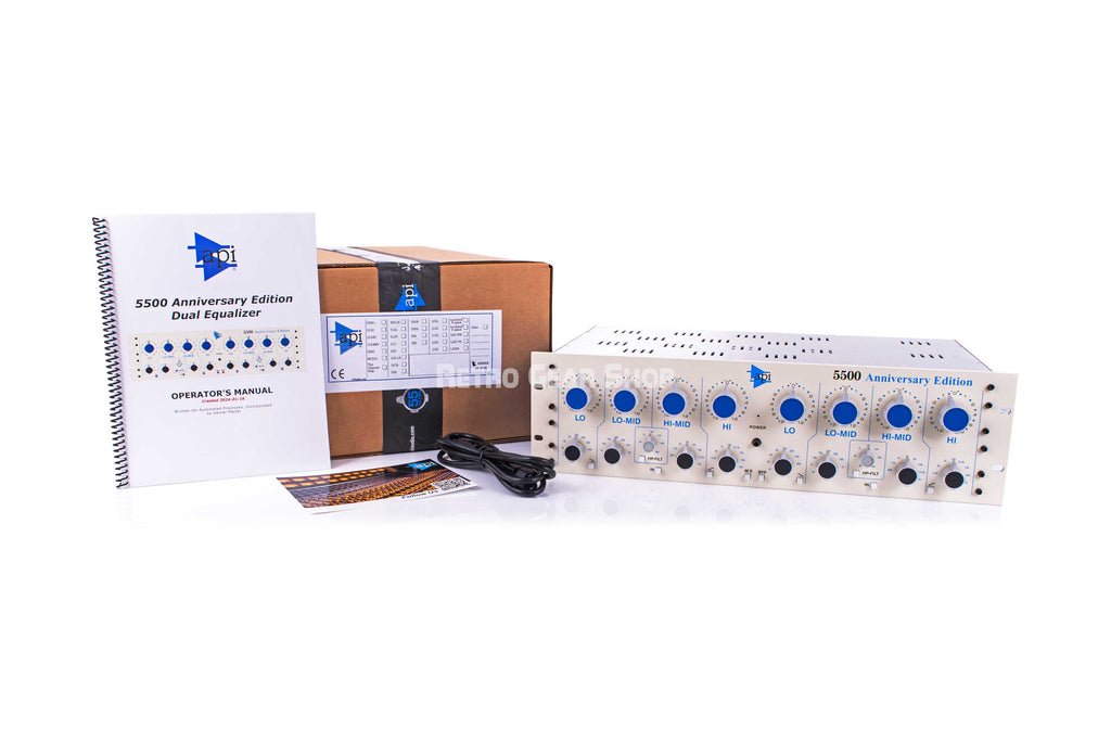 API 5500 Anniversary Edition Cream Box Accesories