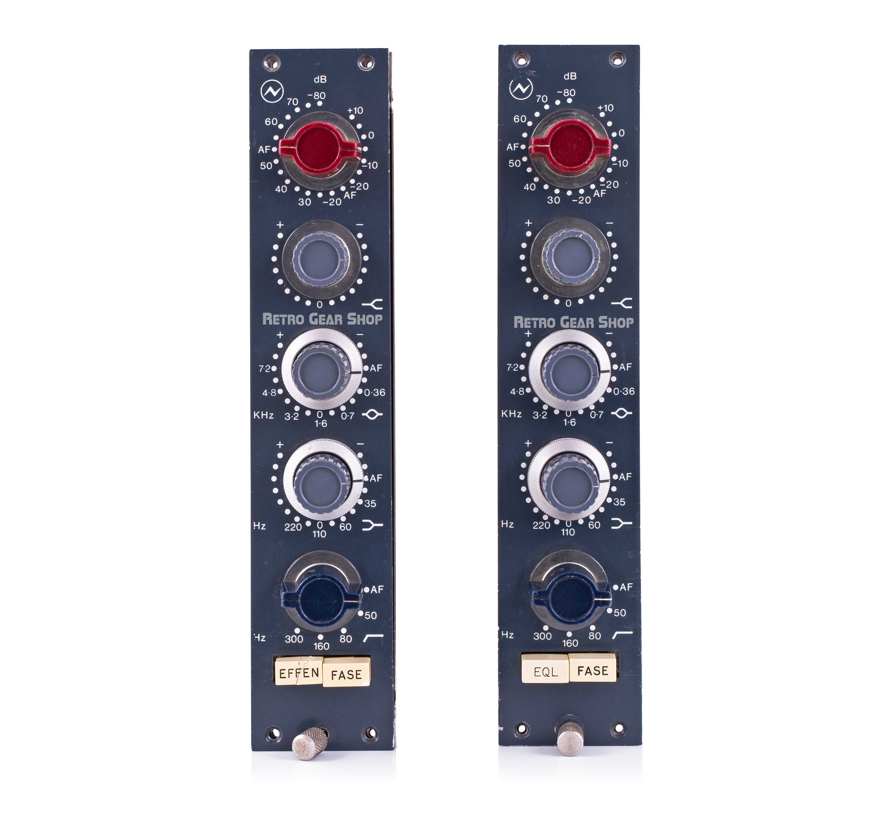 Neve 1089/1073 Vintage Rare Pair in AMS Neve Rack Micpre EQ