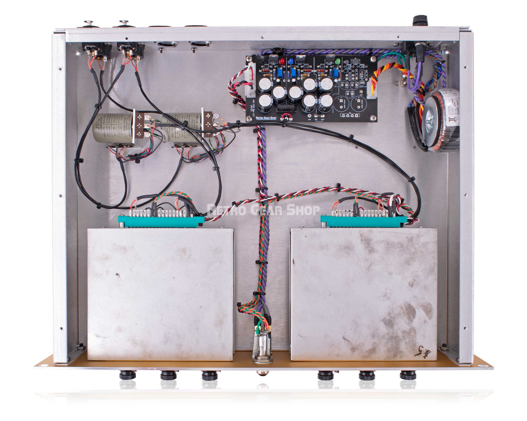 Quad-Eight MM312 VC4 Stereo Pair EQ Internals Electronics Custom Rack