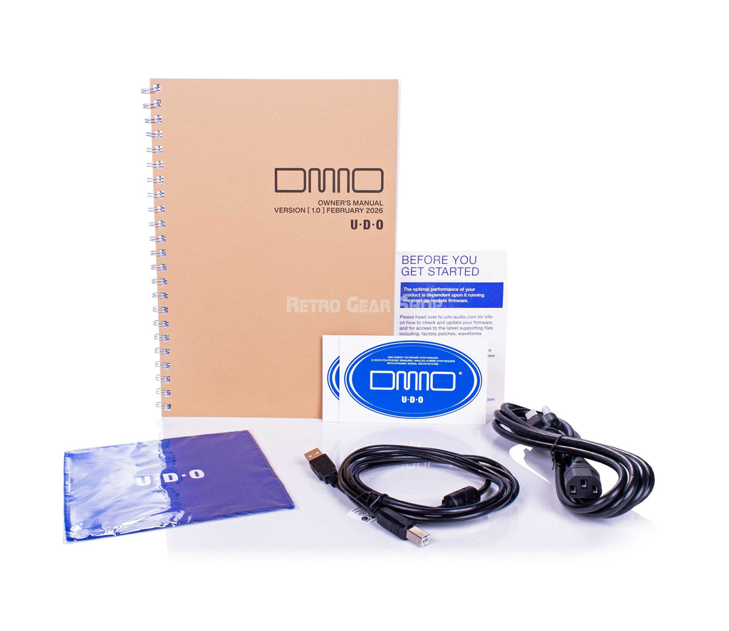 UDO DMNO Black Accessories