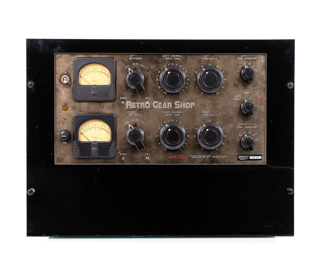 Fairchild 670 Faceplate