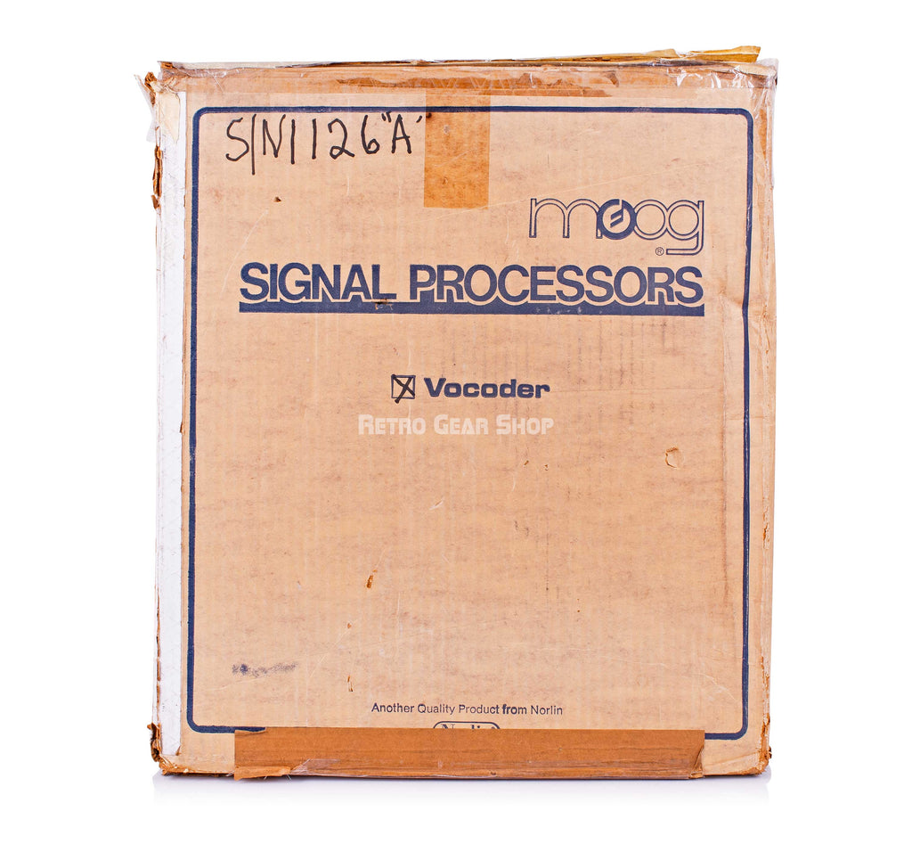 Moog Bode Vocoder Vintage Original Box