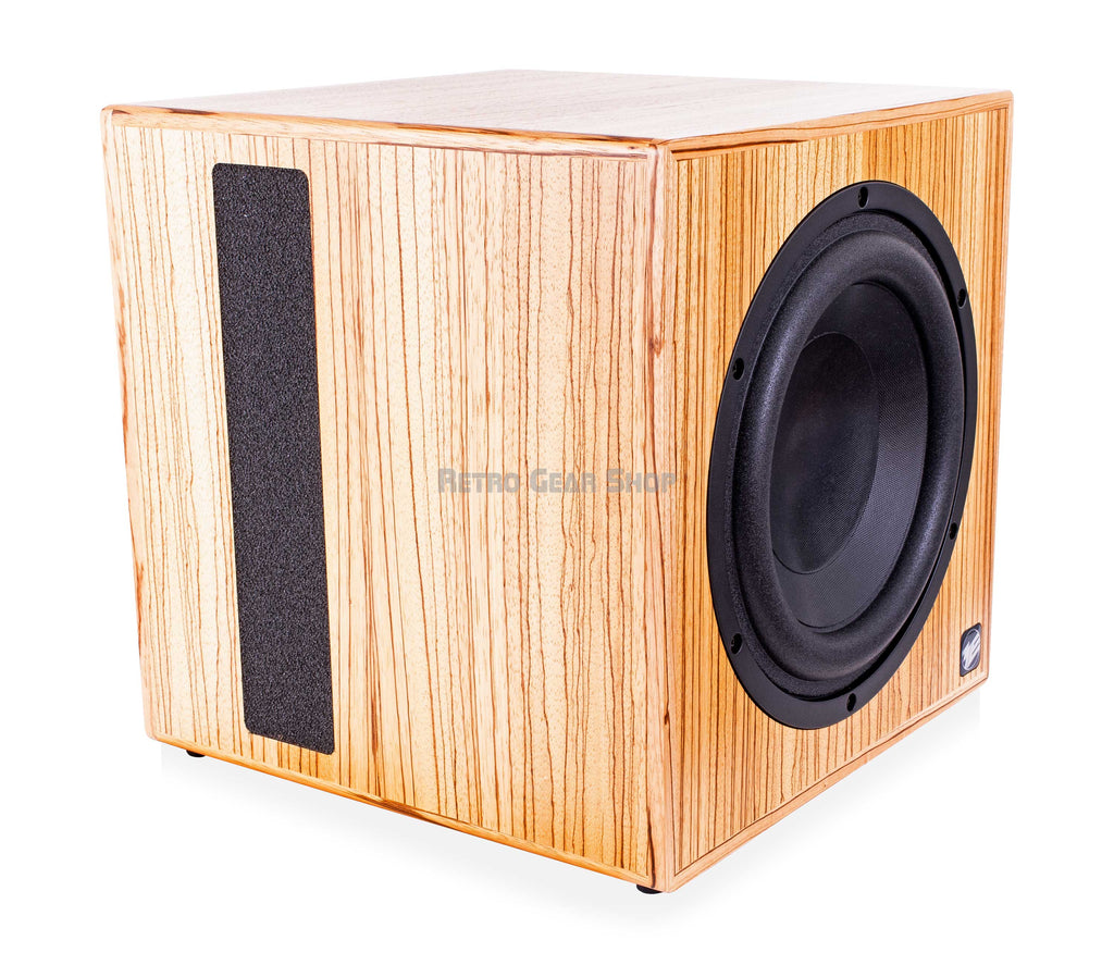 Geithain RL906 Pair Basis 11K Zebrawood Top Left Subwoofer