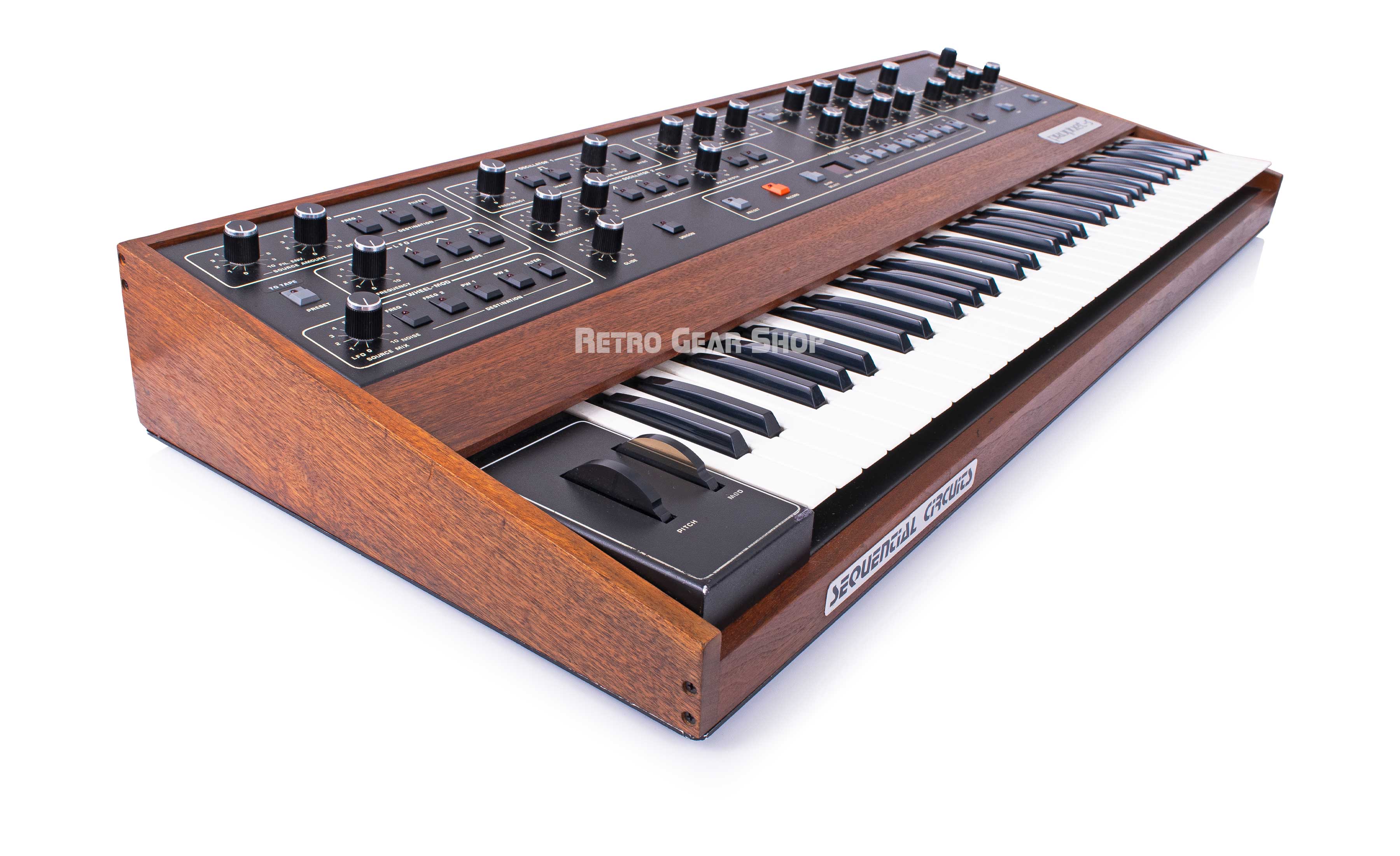 Sequential Circuits Prophet 5 Rev 2 Analog Synthesizer Vintage
