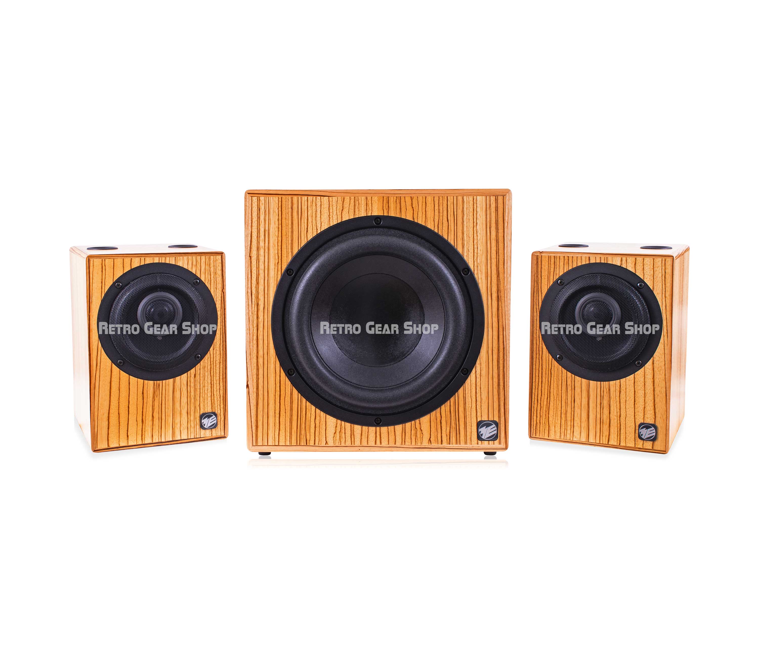 Geithain RL906 Pair and Basis 11K Zebrawood Studio Speakers