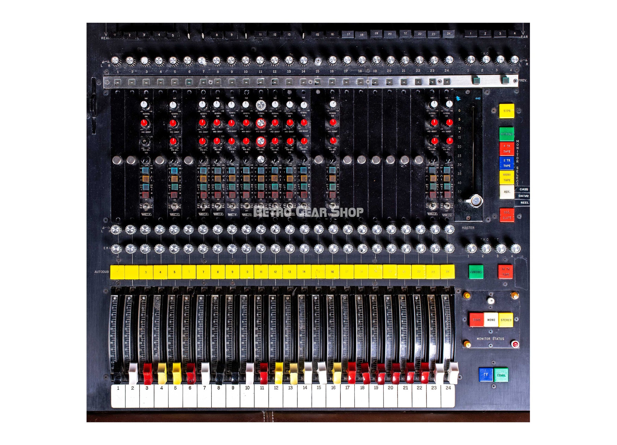 Recoring Console MCI Criteria Historic Recording Console Rare Vintage Analog Mixer ...