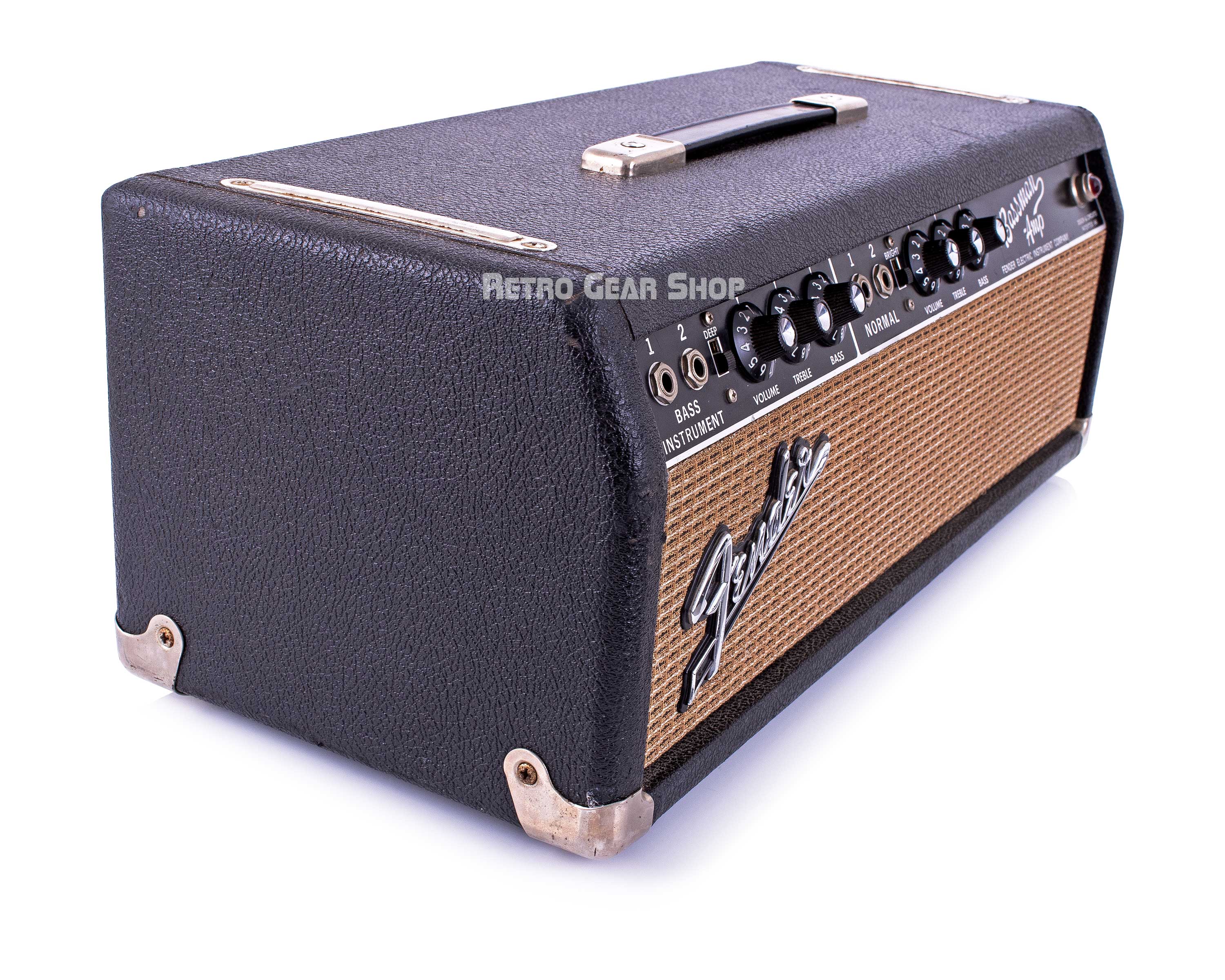Fender Bassman Head 1965 Amplifier Bass Instrument Amp Vintage