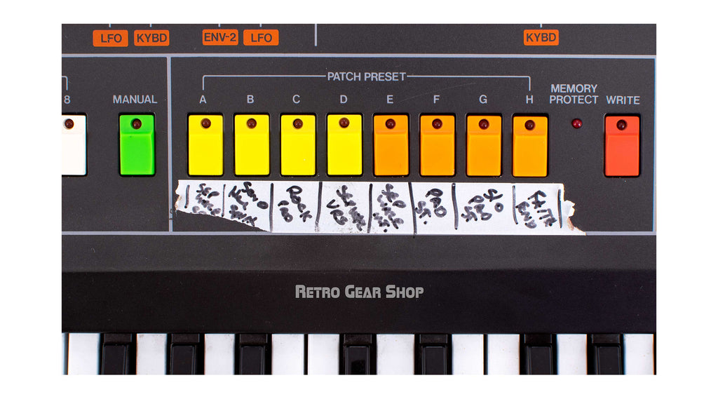 Roland Jupiter 8 Synthesizer Owned by Jonathan Cain Journey Tape Presets