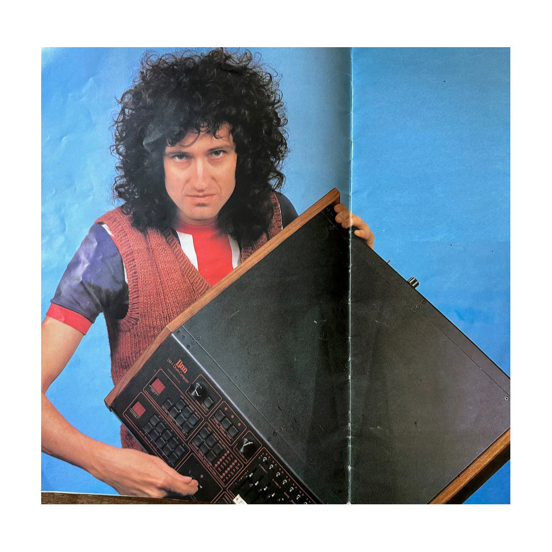 Linn LM-1 Brian May Queen Drum Computer Machine Black LM1 Vintage Rare
