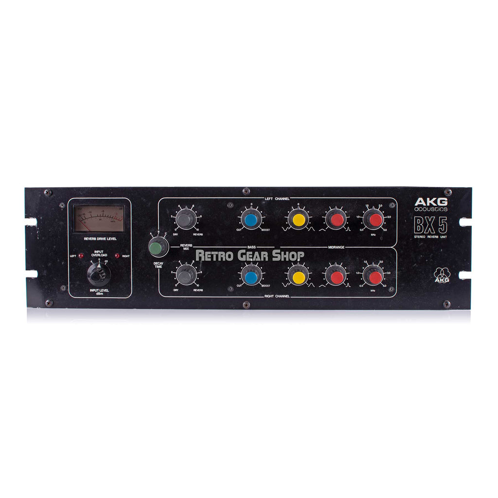 AKG Acoustics BX5 Stereo Spring Reverb Effect Unit Vintage Rare