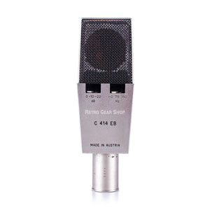 AKG C414 EB w/ Brass CK12 Capsule Mic Rare Vintage Microphone + Case