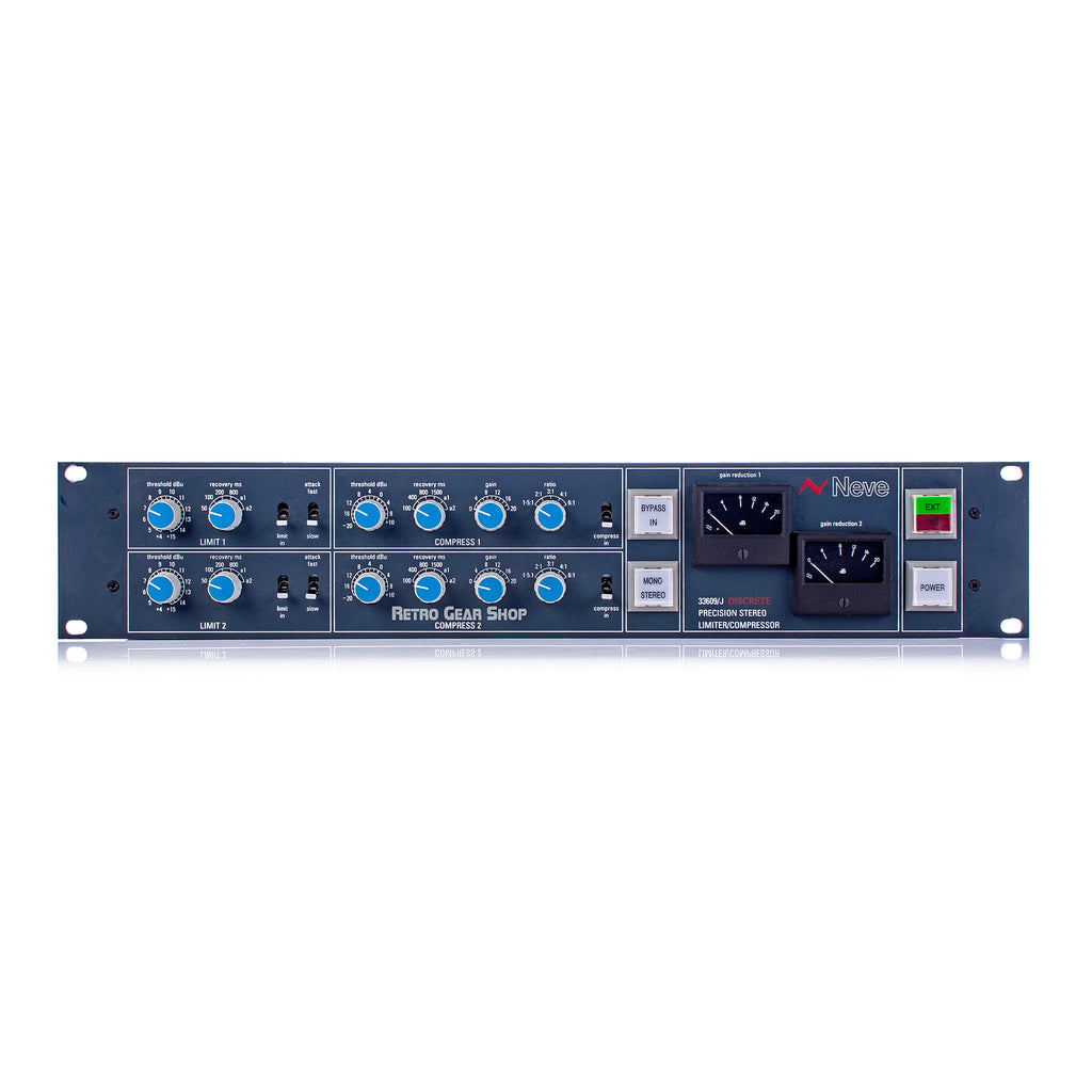AMS Neve 33609 J/D Discrete Stereo Compressor Limiter– Retro Gear Shop