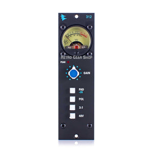 API Audio 312 500 Series Analog Microphone Preamp