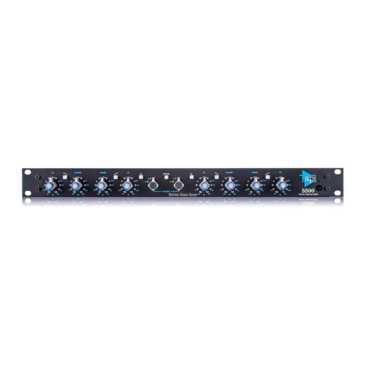 API Audio 5500 Dual 4-band Stereo EQ Analog Equalizer– Retro Gear Shop