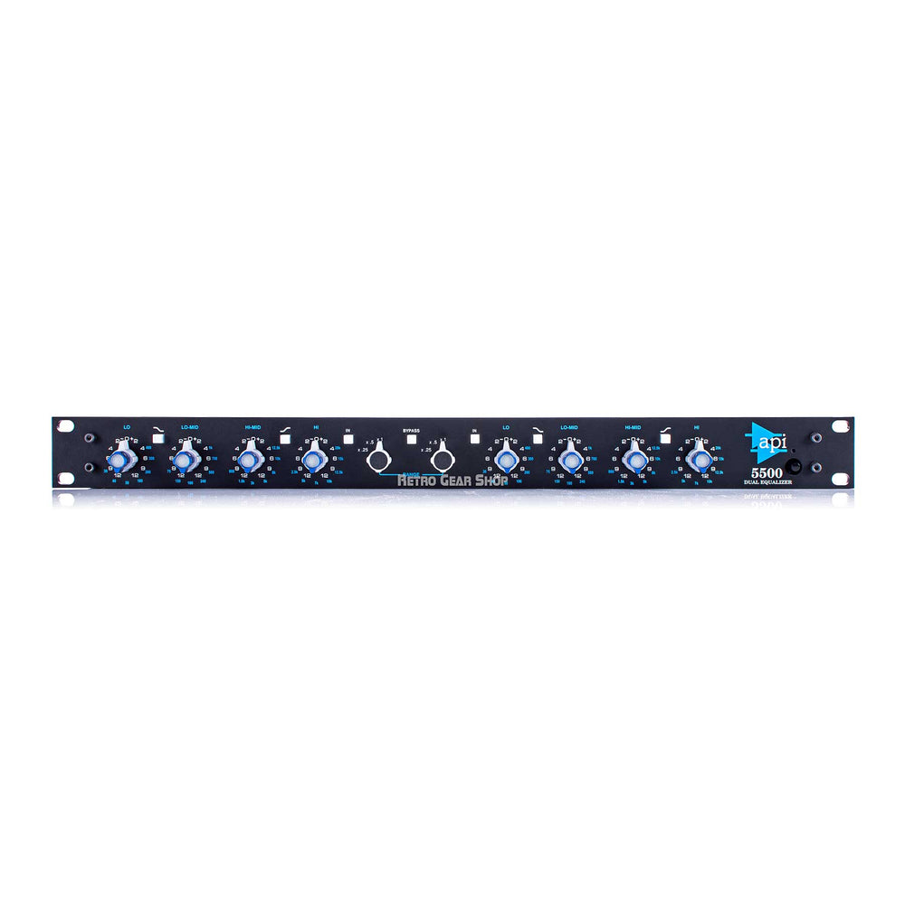 API 5500 Stereo / Dual Mono 550 EQs with Range Switch Equalizer Analog EQ New