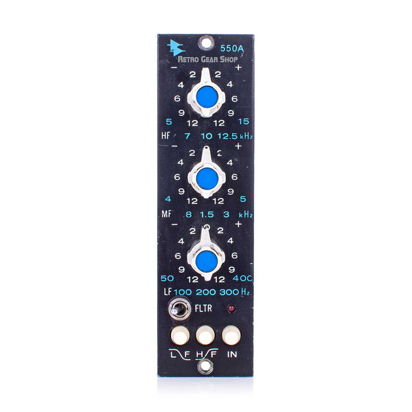 API 550A Rare Vintage 2520 Opamps  500 Series EQ Equalizer Puff Daddy Melville Farmingdale Analog