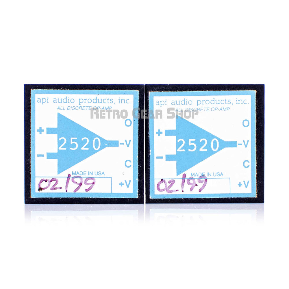API 2520 OpAmps Pair
