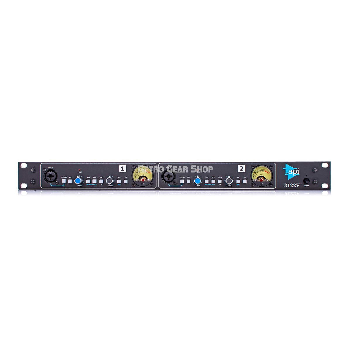 API 3122V 2-Channel Microphone Preamp Mint Open-Box Used– Retro Gear Shop