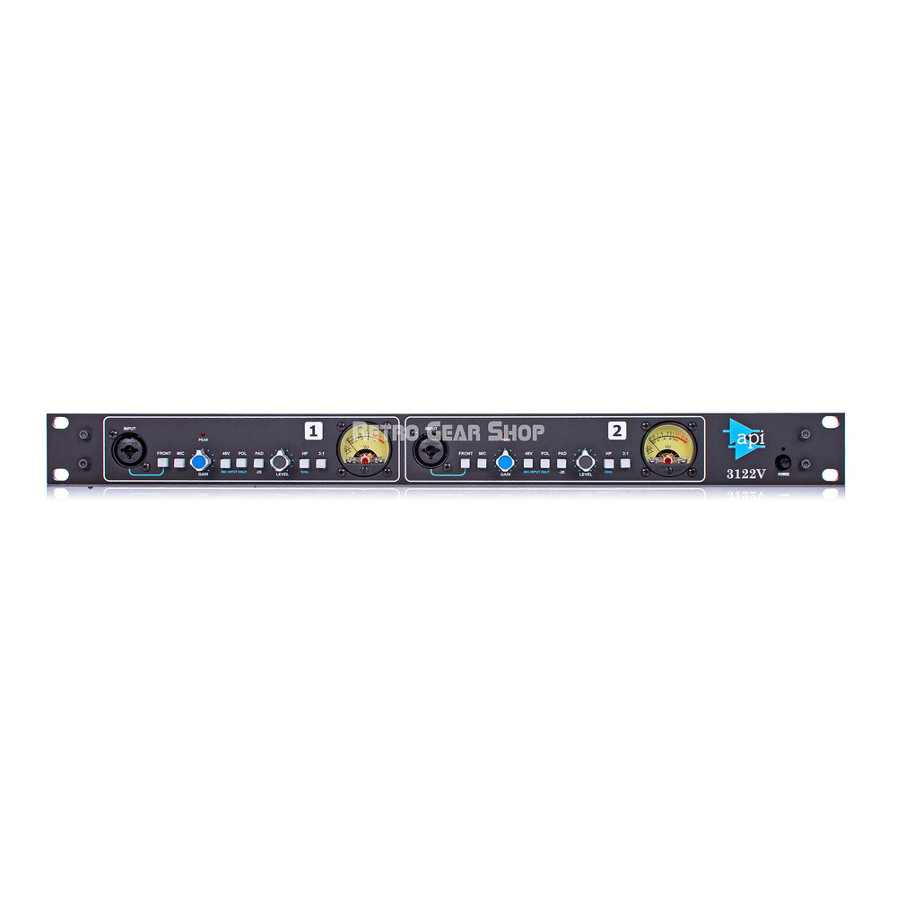 API 3122V 2-Channel Microphone Preamp