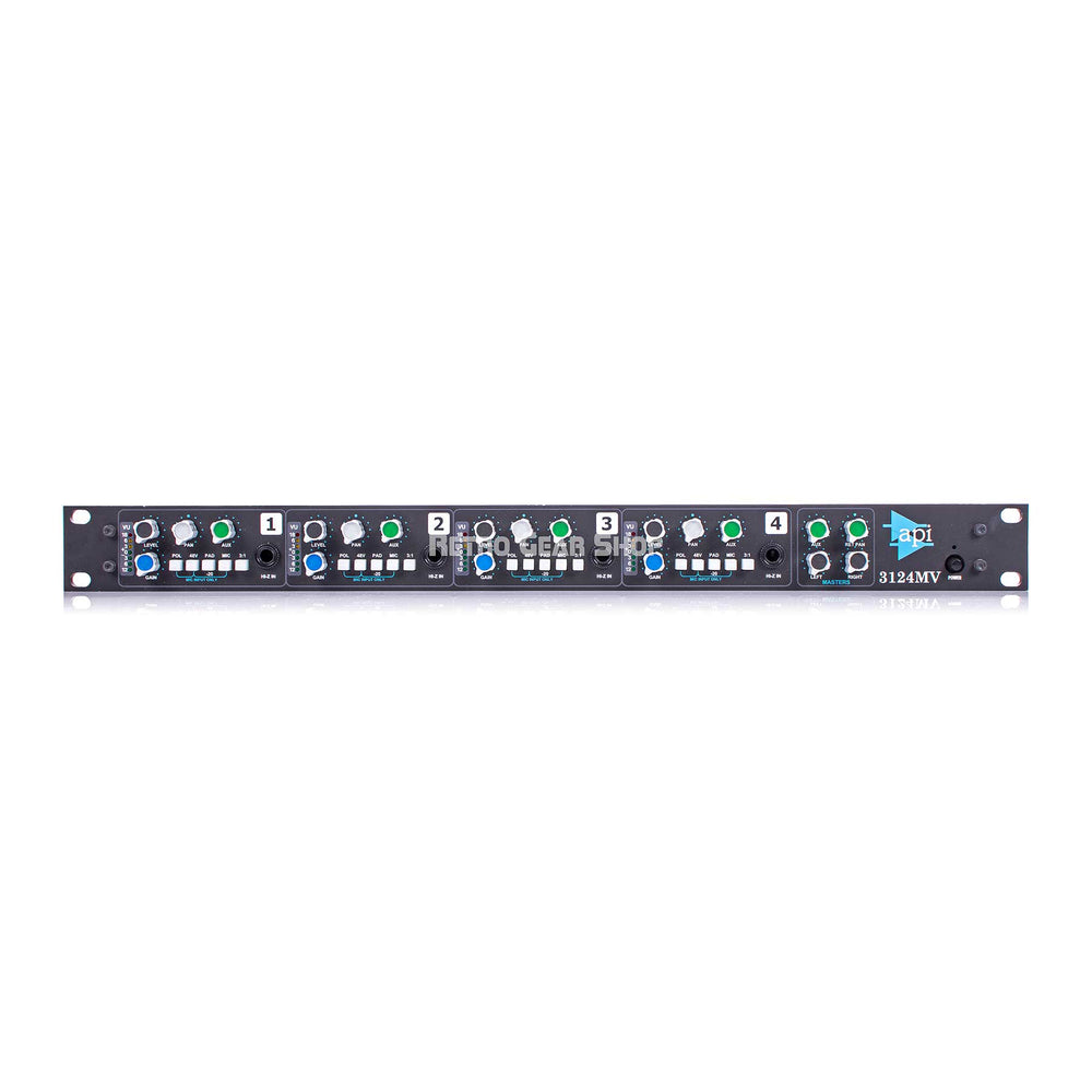 API 3124MV 4 Channel Mic Pre + Stereo Mixer