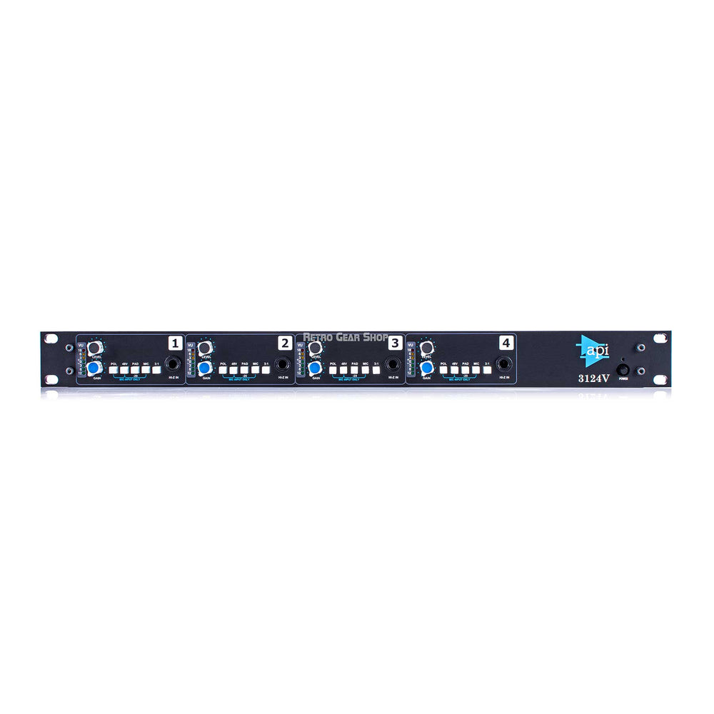 API 3124V 4-channel Microphone Preamp