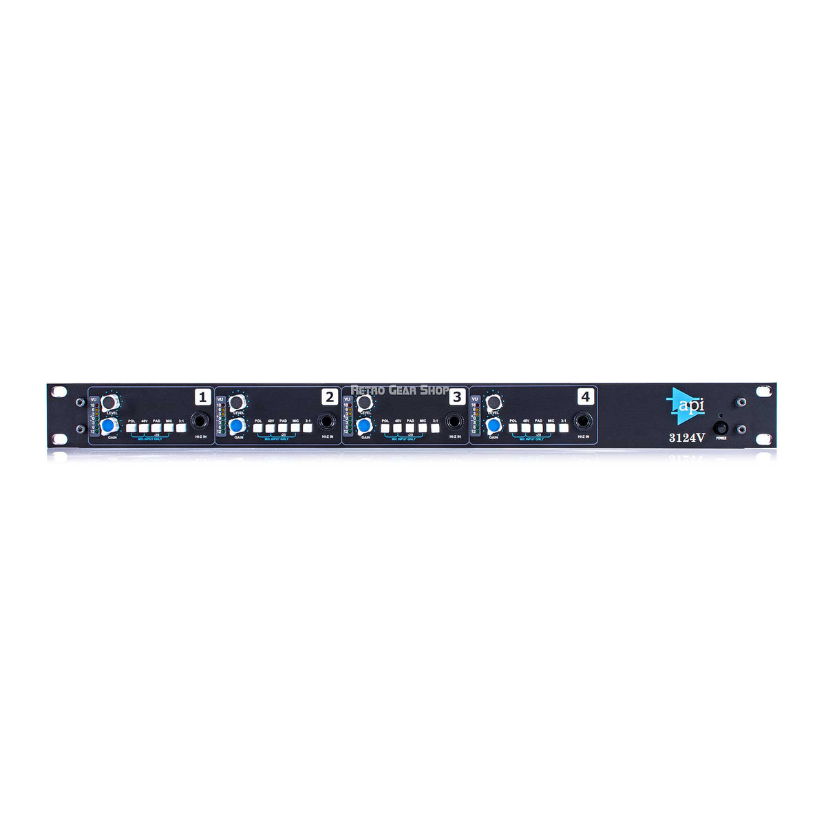 API 3124V Microphone Preamp – Retro Gear Shop