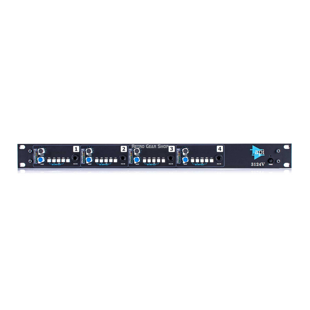 API 3124V 4-channel Microphone Preamp Mint Open-Box