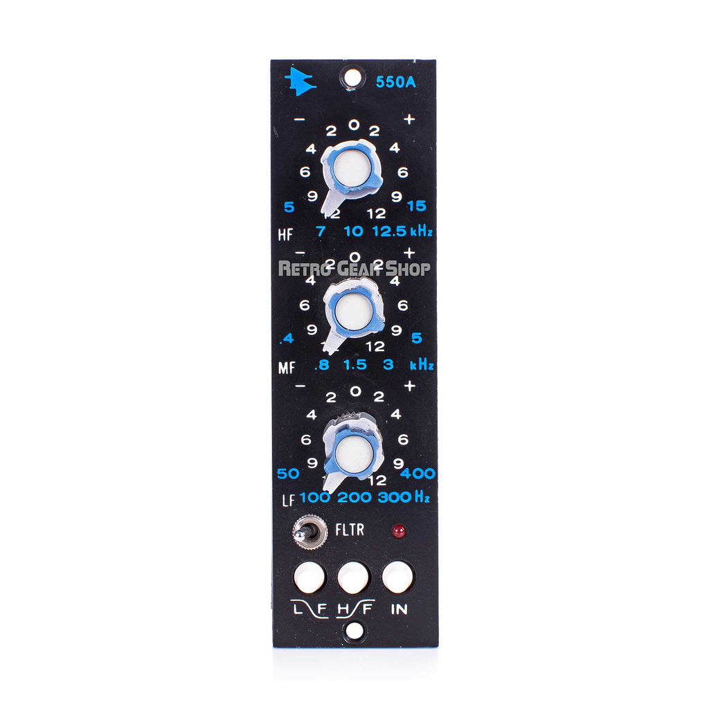 API Audio 550A 500 Series 3-Band Equalizer Vintage Rare Datatronix Huntington NY 2520 Opamps