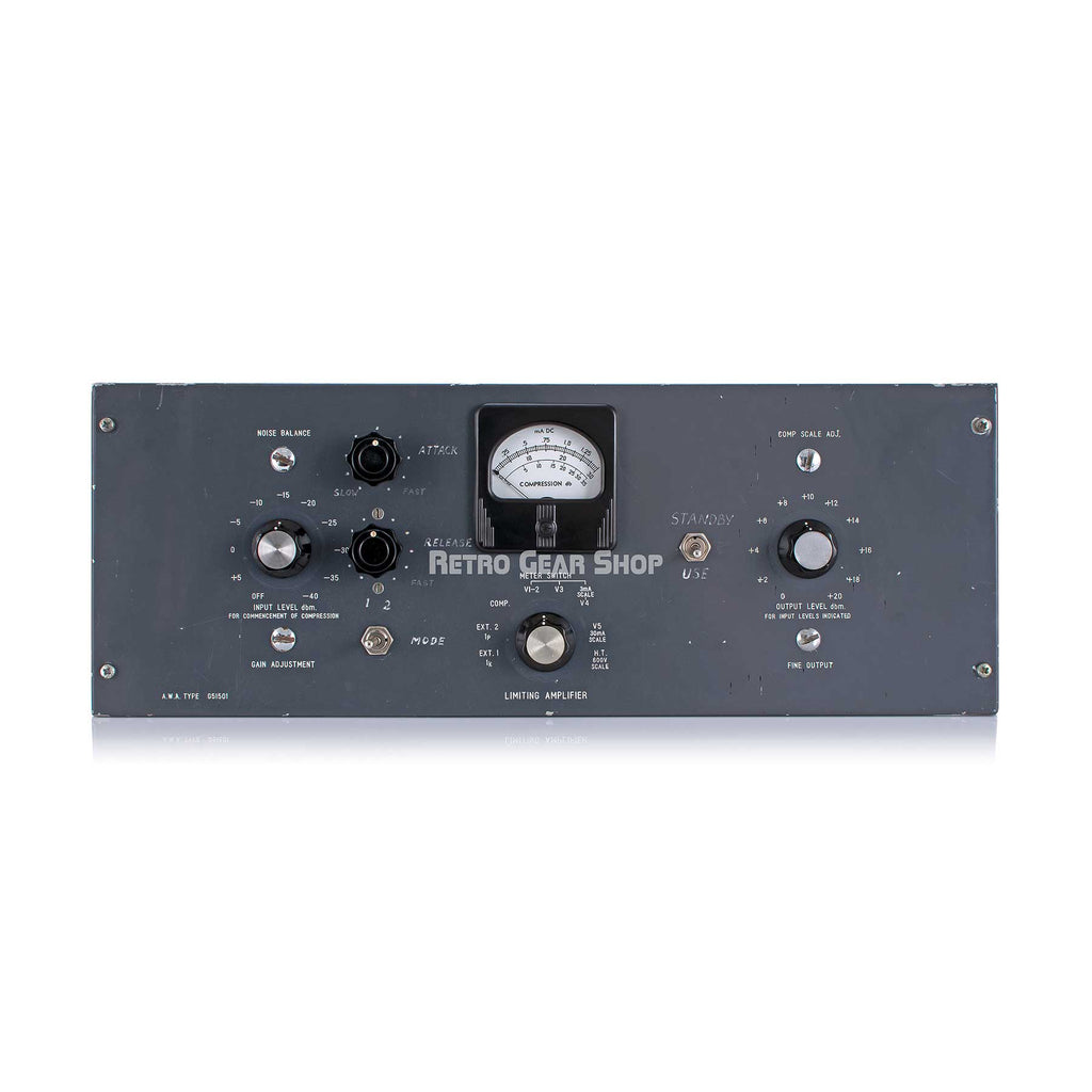 AWA G51501 Tube Limiting Amplifier + PSU BA6A Vintage Rare