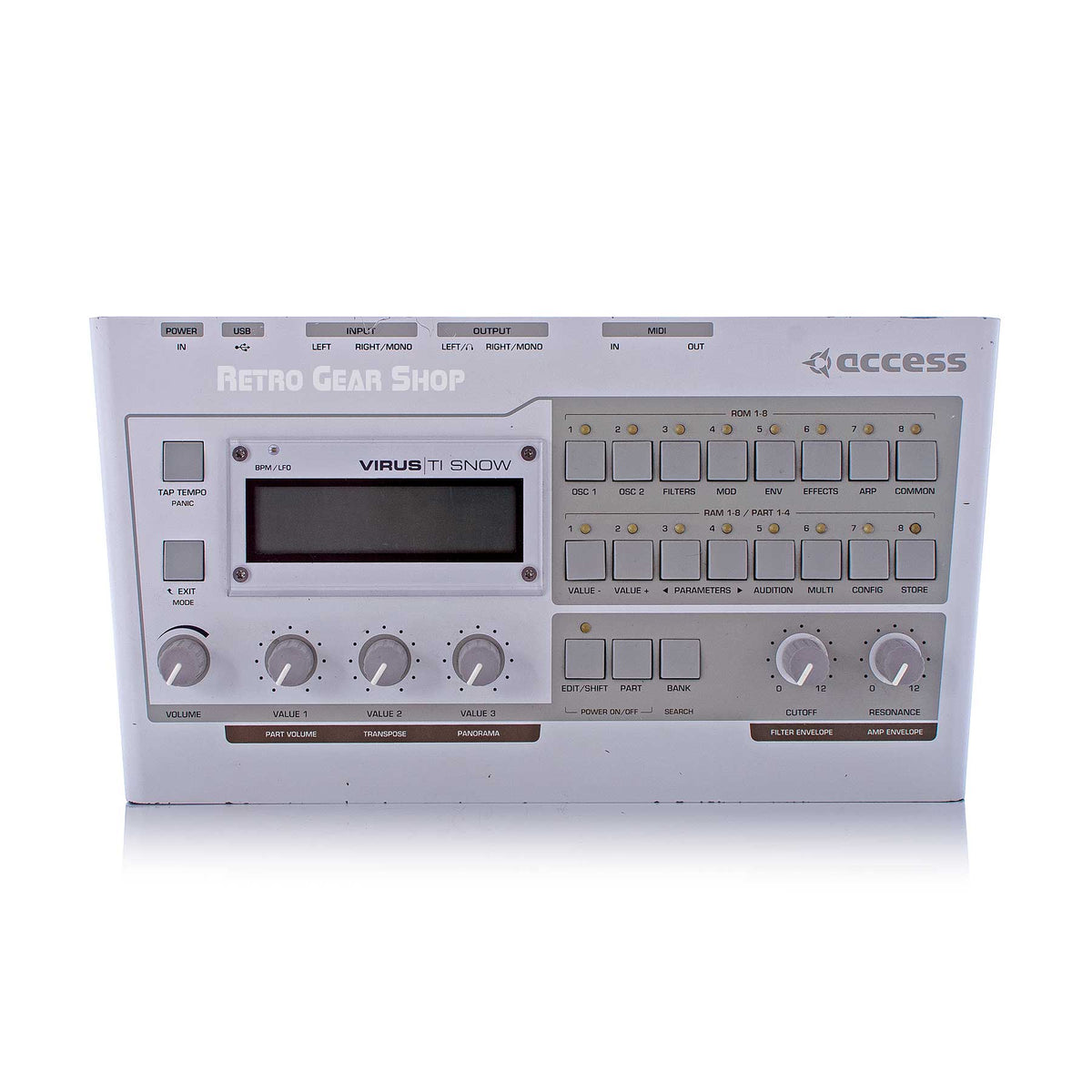 Access Virus TI ハードウェア音源 本体 完動品 0.-Access-Virus-TI-Snow-