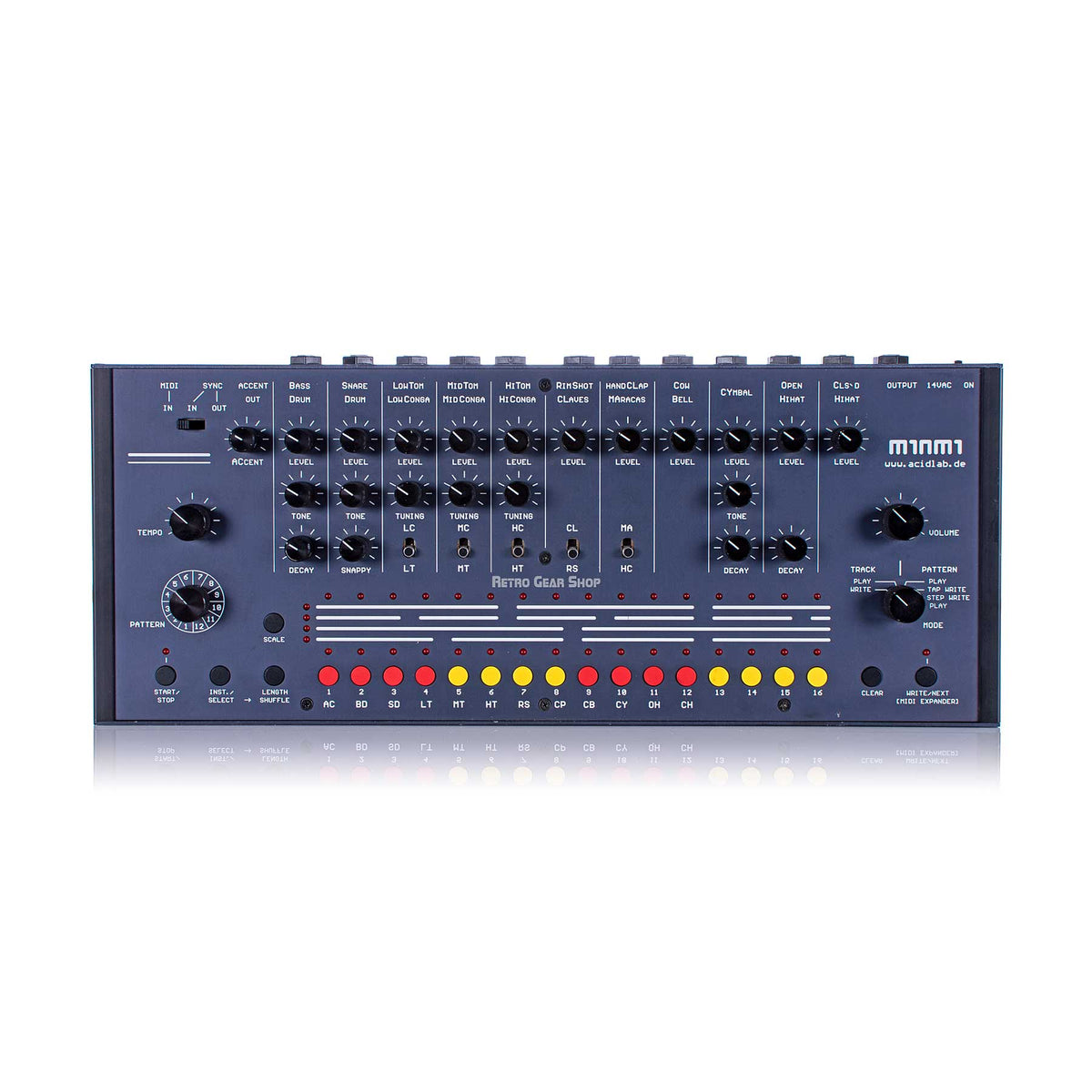 Acidlab miami アナログ ドラムマシン Acidlab Miami Analog Drum Machine Synthesizer Greytop– Retro Gear Shop