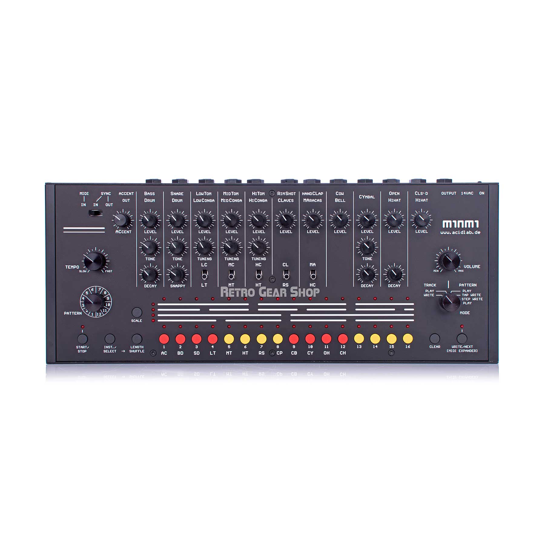 D.L / (IT'S THE) MUSIC 12インチアナログ 未開封 Acidlab Miami Analog Drum Machine Synthesizer TR808 Clone TR-808