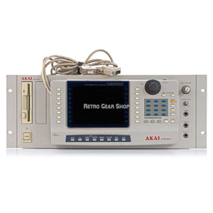 Akai S6000 Sampler Extra Faceplate MIDI Stereo Digital Synthesizer